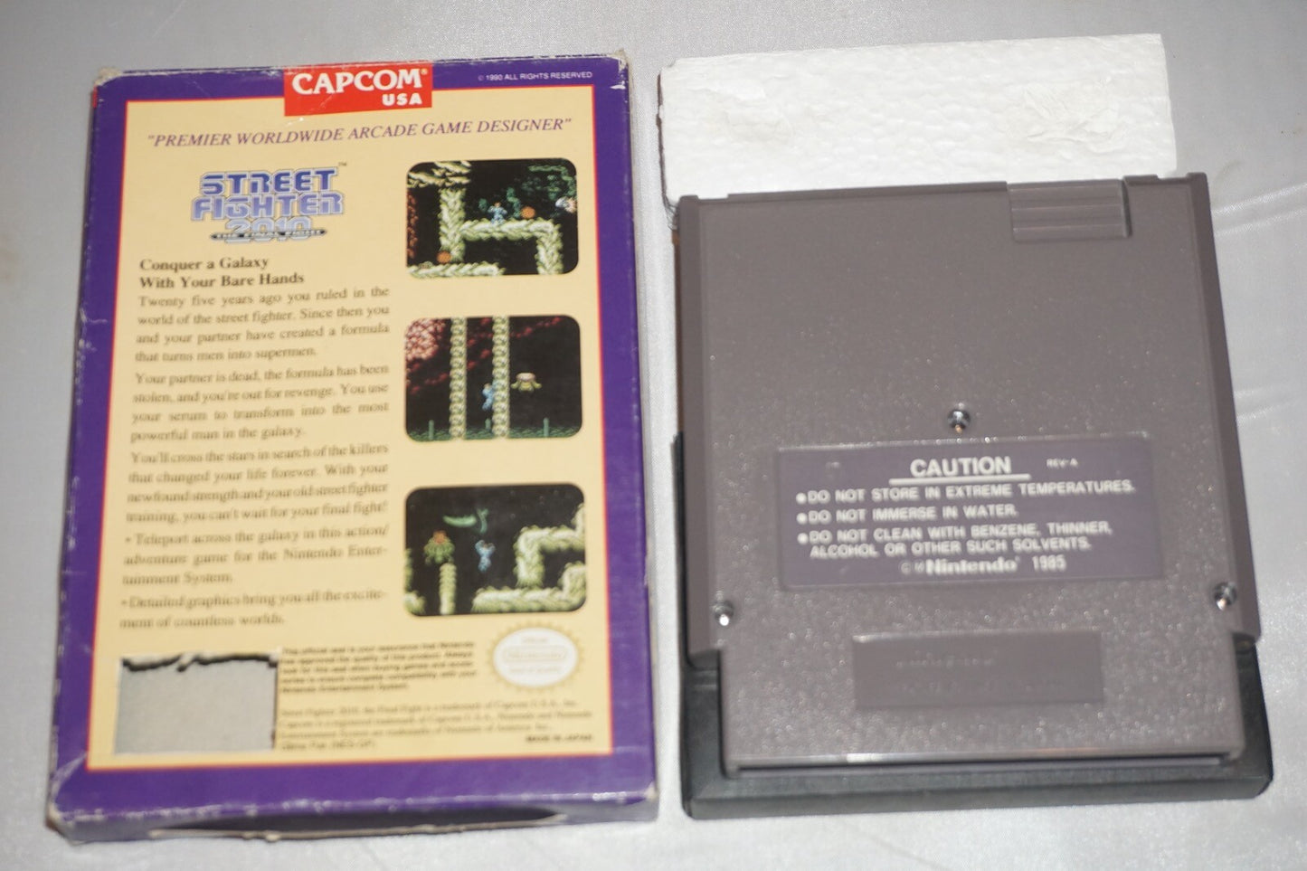 Street Fighter 2010 (Nintendo NES) with Box #2