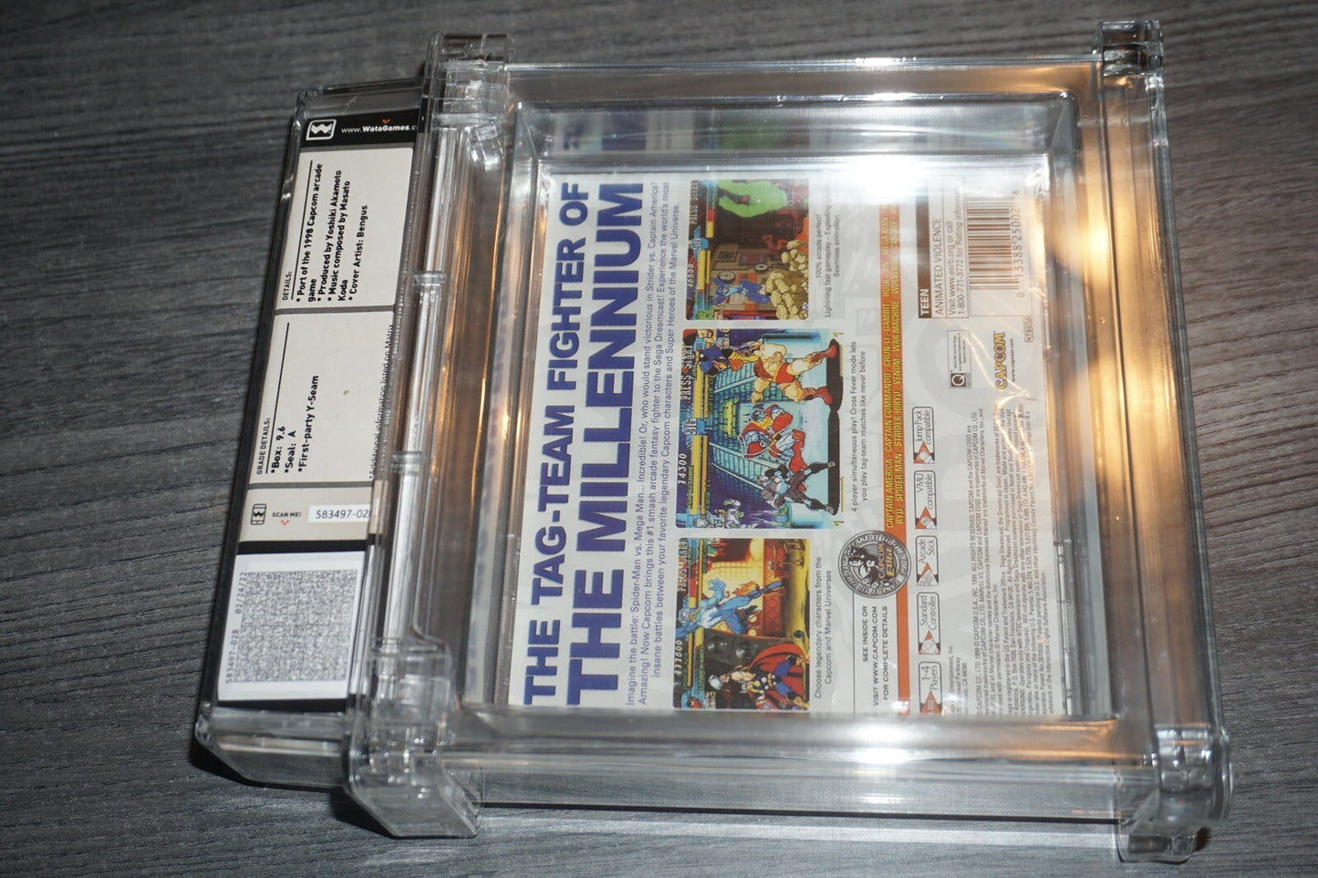 Marvel Vs Capcom (Sega Dreamcast) WATA 9.6 A NEW Factory Sealed