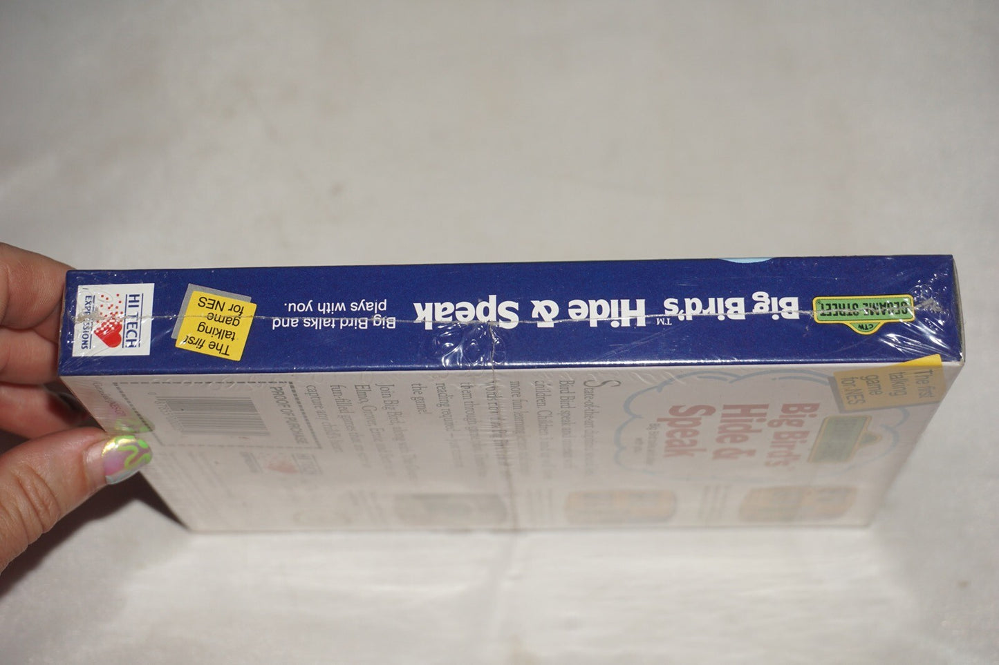 Sesame Street Big Bird's Hide & Speak (Nintendo NES) NEW Factory Sealed