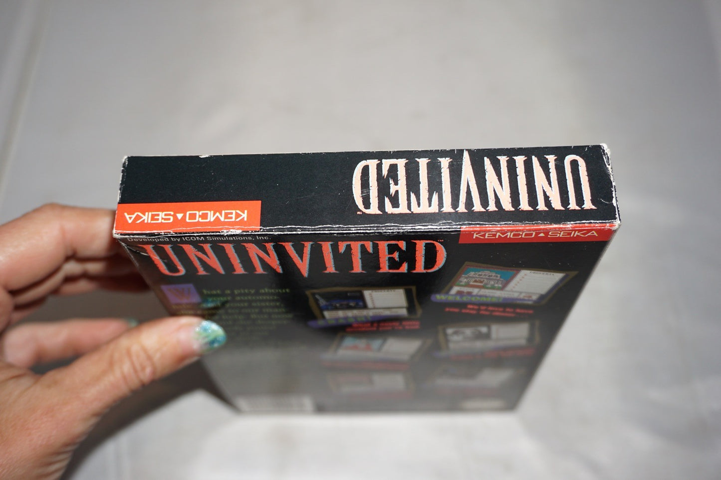 Uninvited (Nintendo NES) Complete in Box CIB