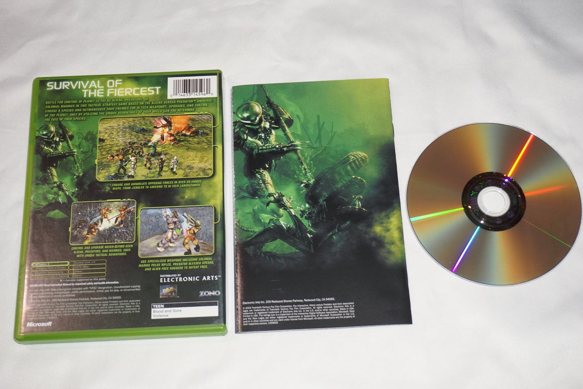 Aliens vs Predator (Microsoft Xbox) Complete Versus