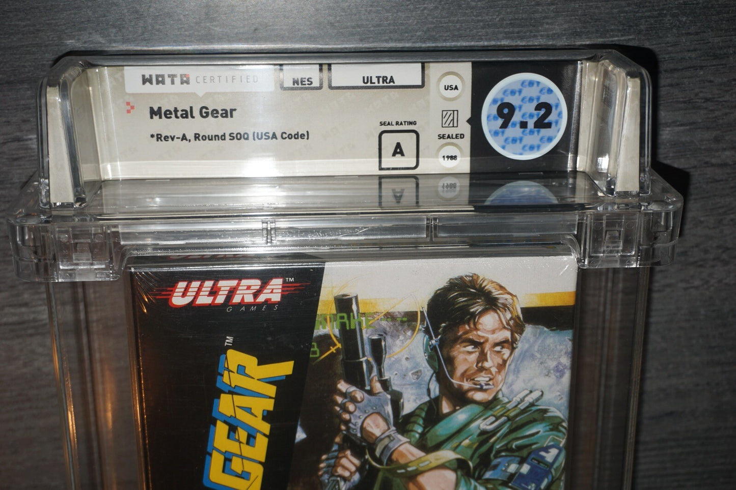 Metal Gear (Nintendo NES) Wata 9.2 A NEW Factory Sealed