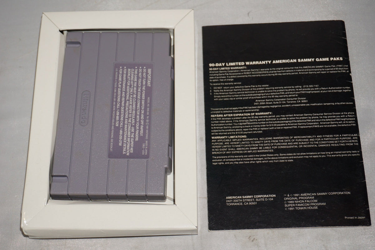 Ys III Wanderers from Y's (Super Nintendo SNES) Complete in Box CIB