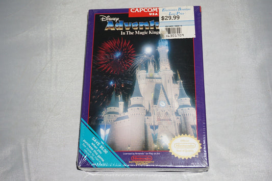 Disney Adventures In Magic Kingdom (Nintendo NES) NEW Factory Sealed