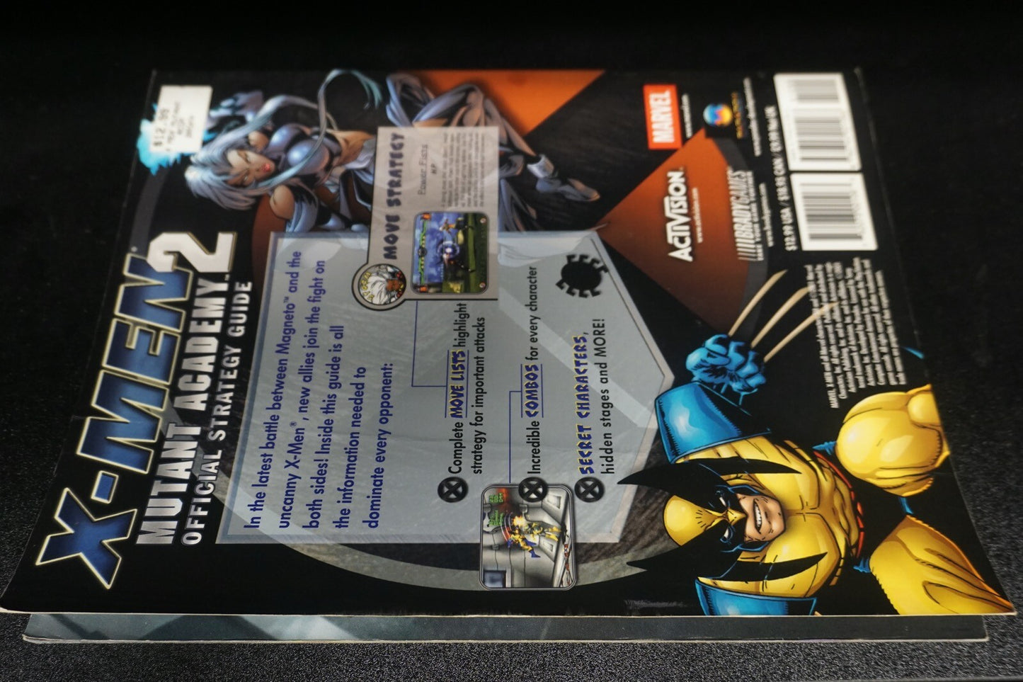 X Men Mutant Academy 2 Brady Strategy Guide Playstation 1 ps1