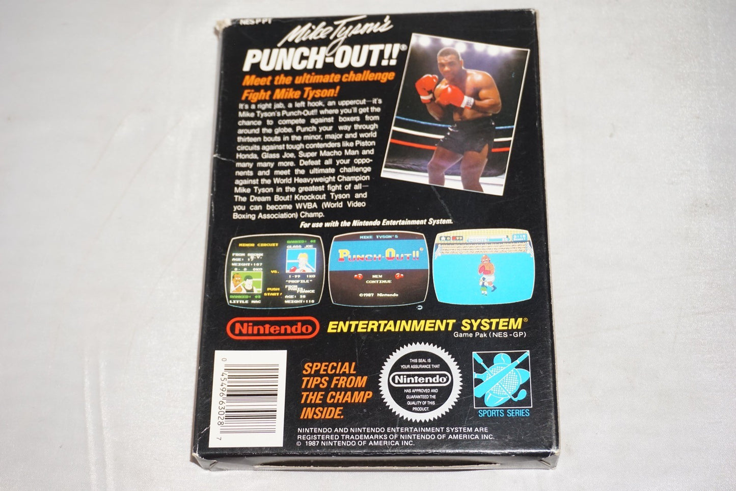 Mike Tyson's Punch Out (Nintendo NES) Complete in Box CIB