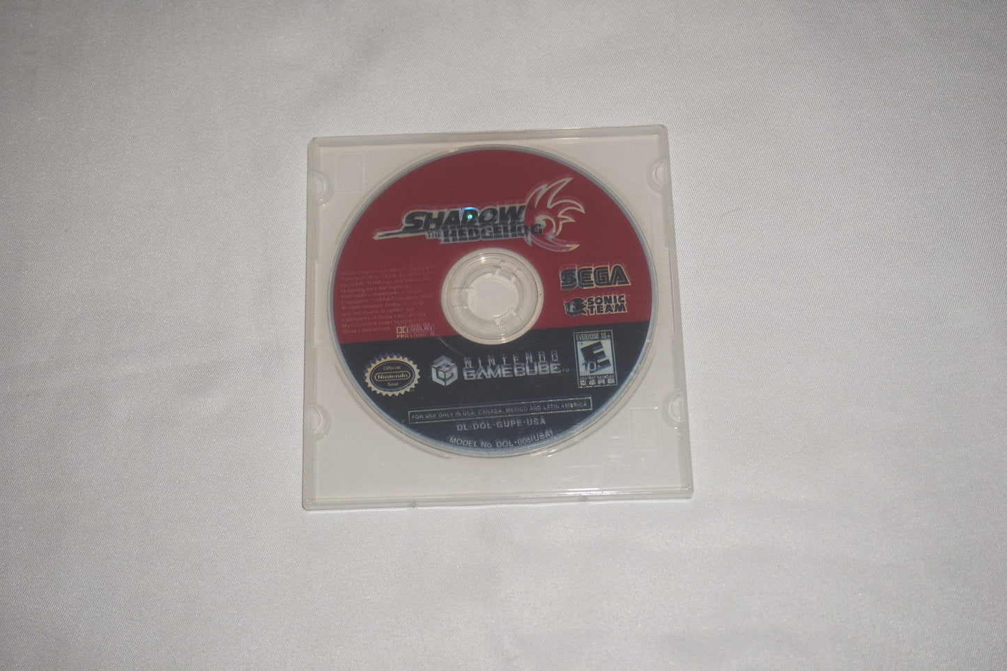 Shadow The Hedgehog (Nintendo Gamecube) Disk Only Tested