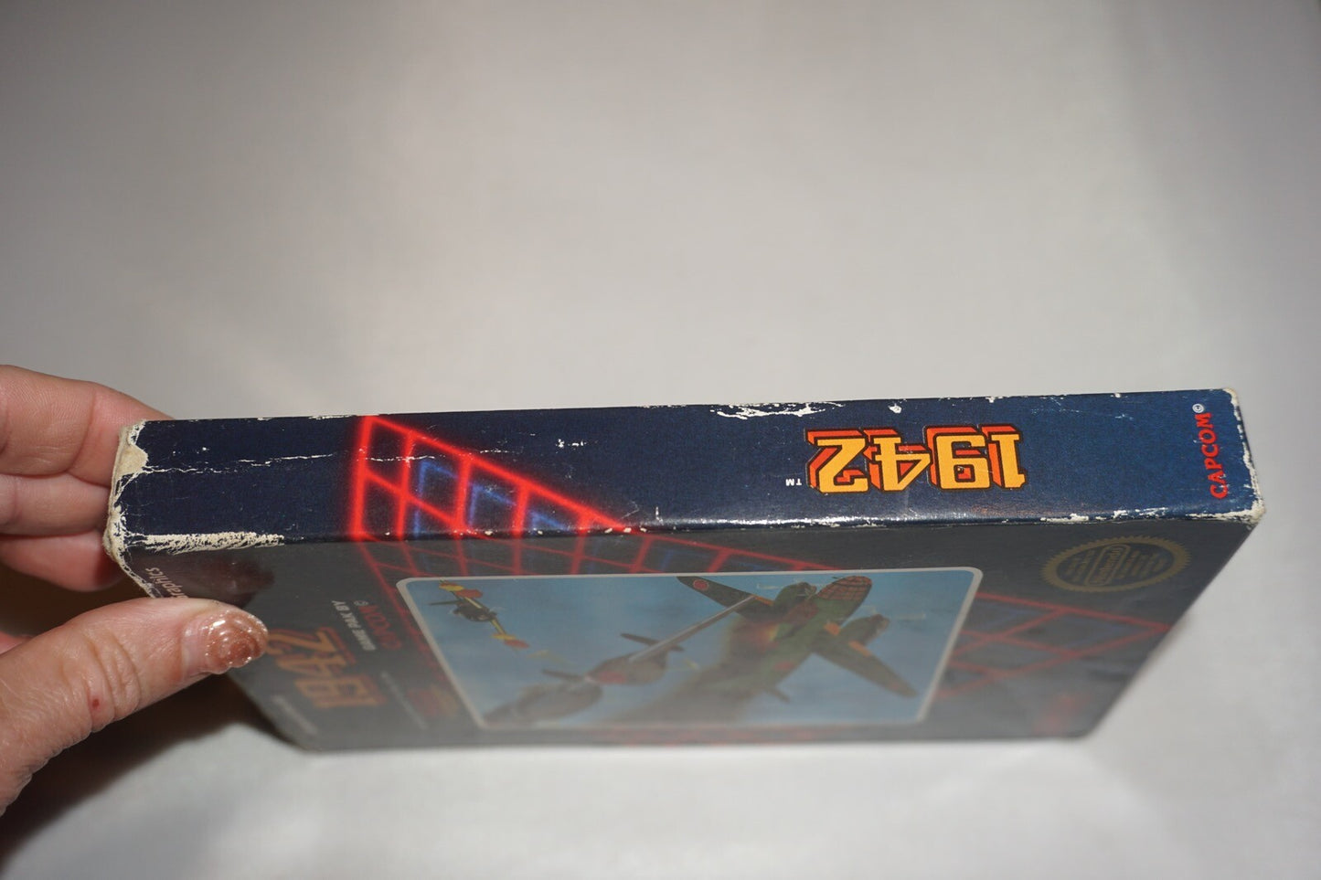 1942 HANGTAB (Nintendo NES) Complete in Box CIB First Print Non Rev A