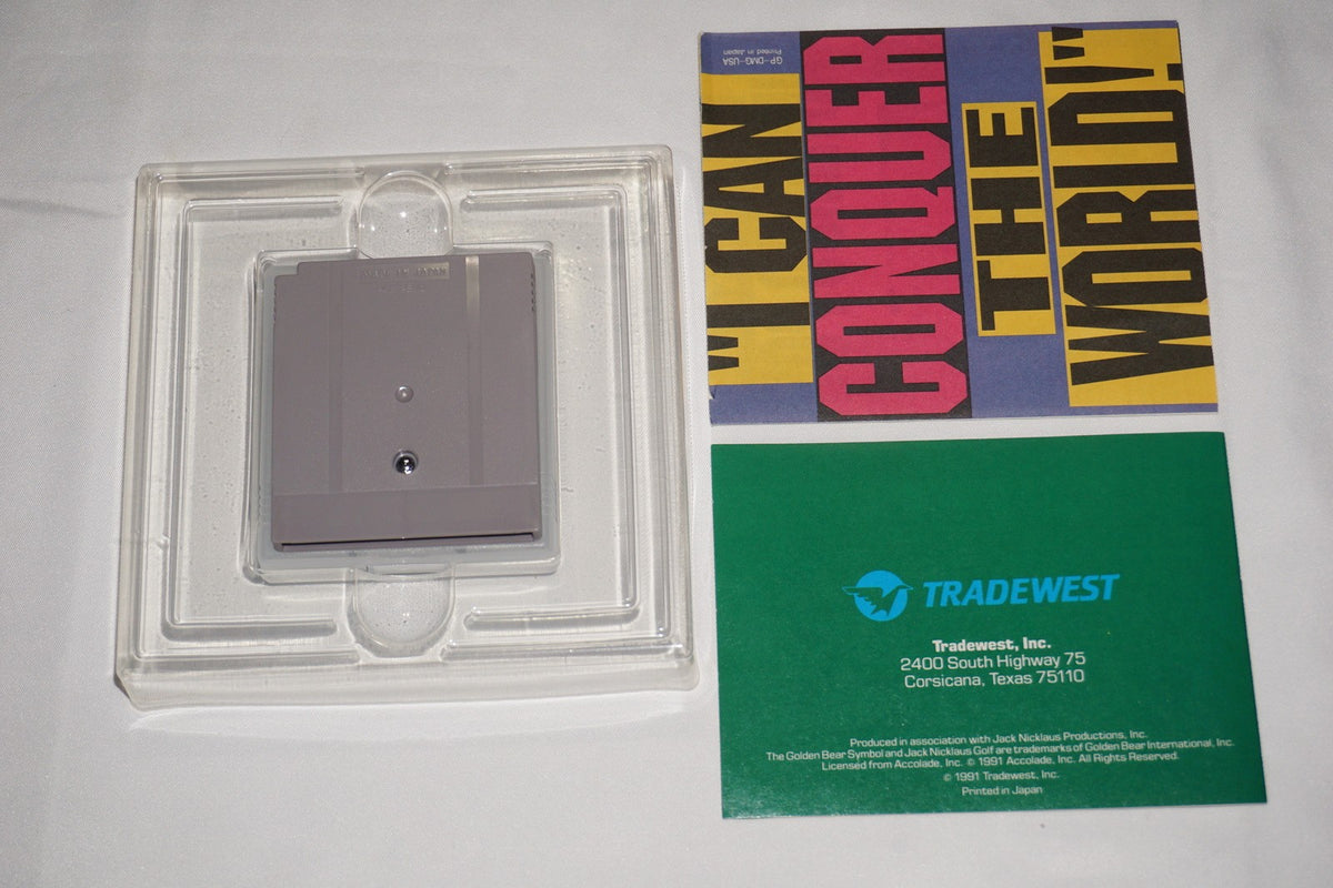 Jack Nicklaus Golf (Nintendo Game Boy Gameboy) Complete in Box CIB