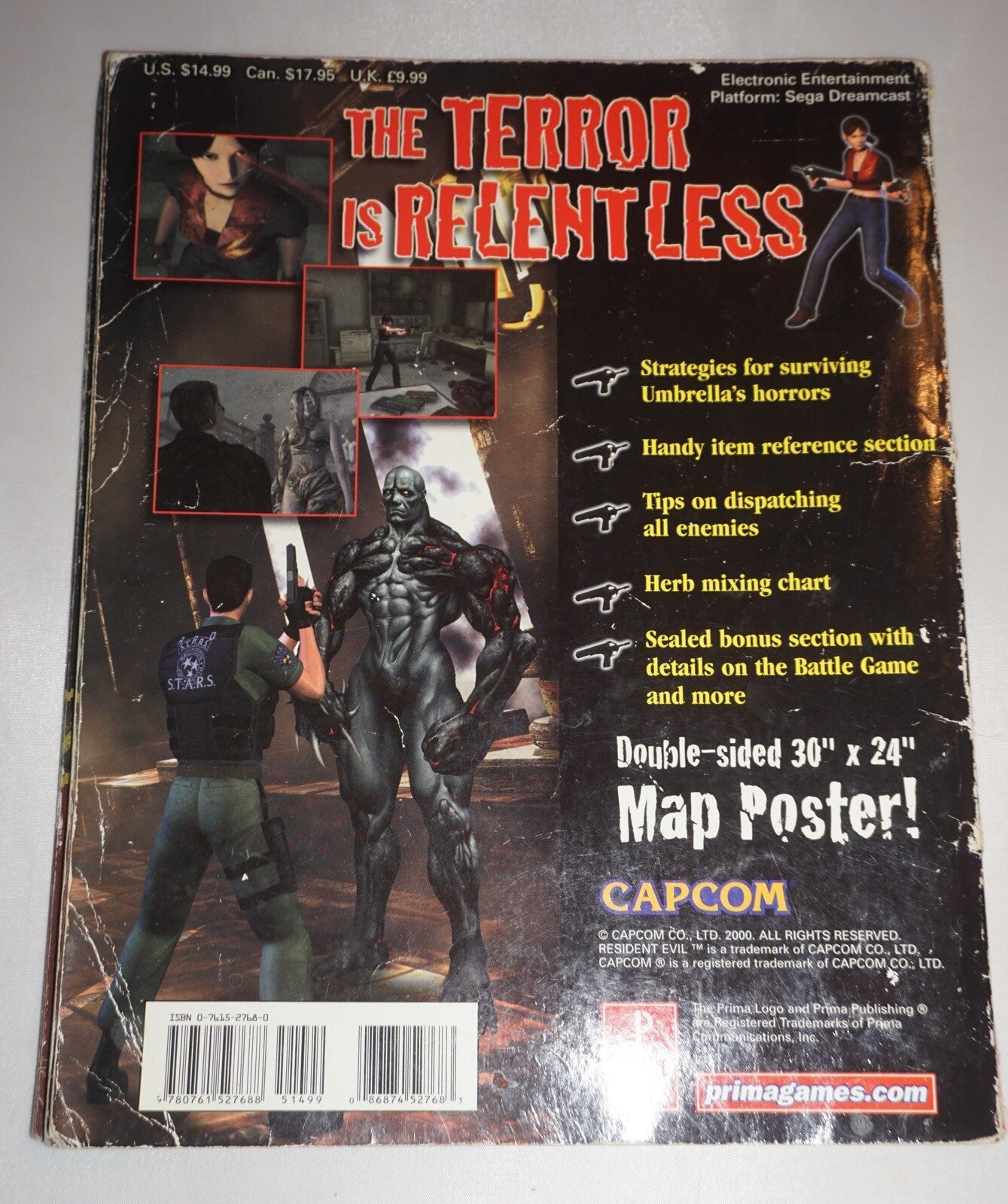 Resident Evil Code: Veronica Prima Official Strategy Guide Sega Dreamcast *FR