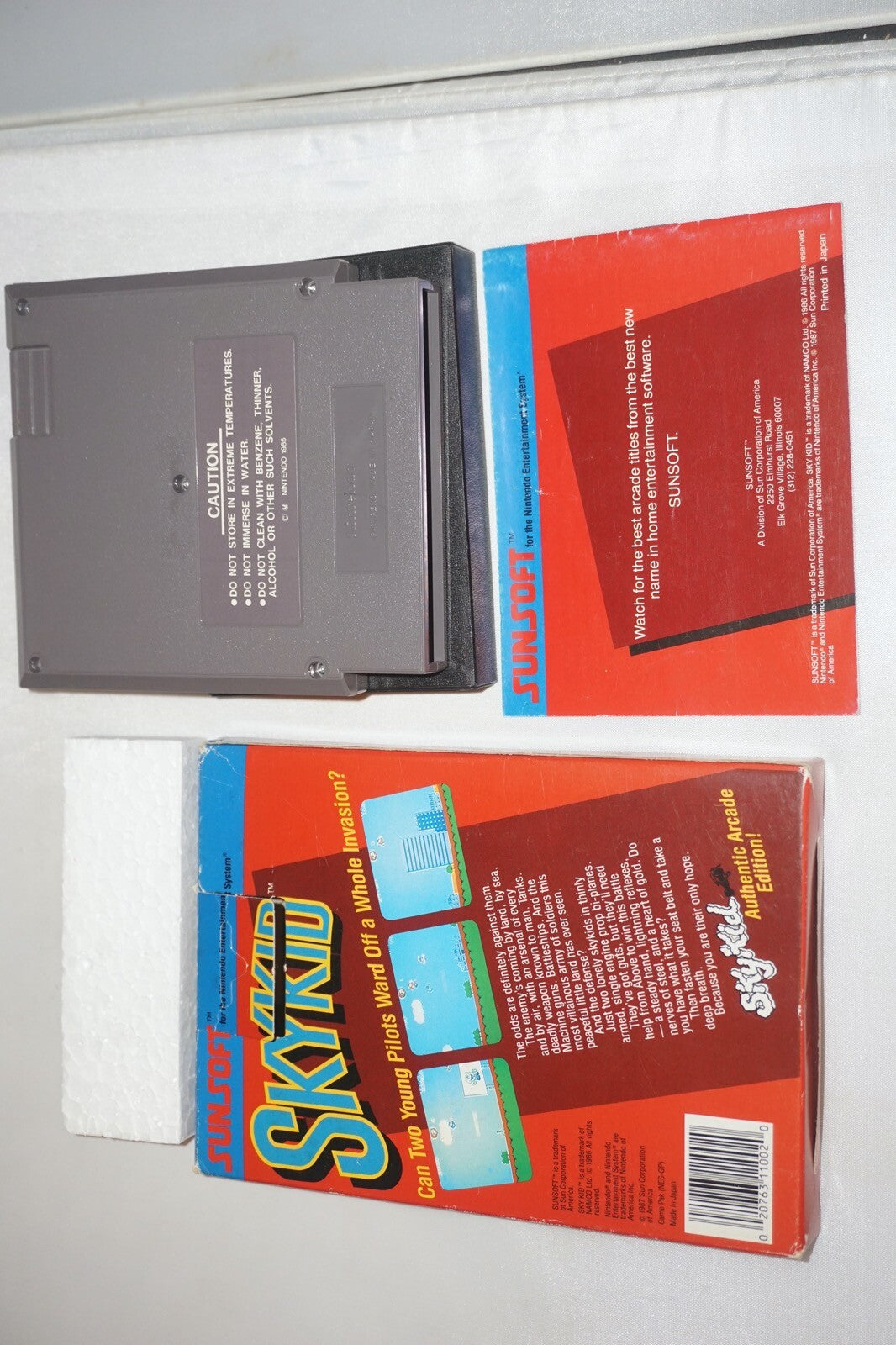 Skykid HANGTAB (Nintendo NES) Complete in Box CIB #1
