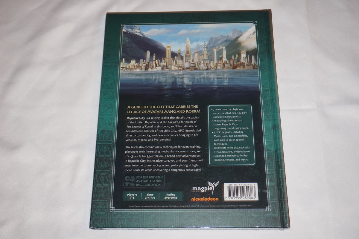 Avatar Legends: Republic City Hardcover Book NEW