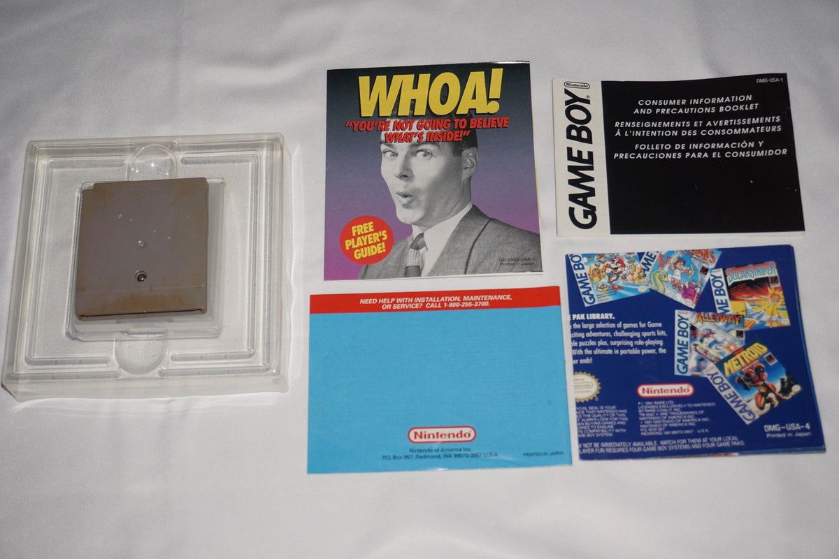 Wario Blast (Gameboy Game Boy GB) Complete CIB Authentic