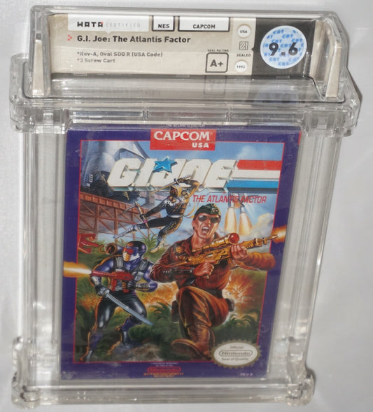 GI Joe Atlantis Factor G.I (Nintendo NES) NEW Sealed WATA 9.6 A+