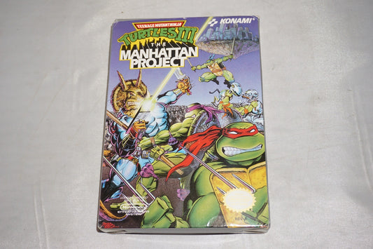 Teenage Mutant Ninja Turtles III 3 (Nintendo NES) Complete in Box w/ Reg CIB