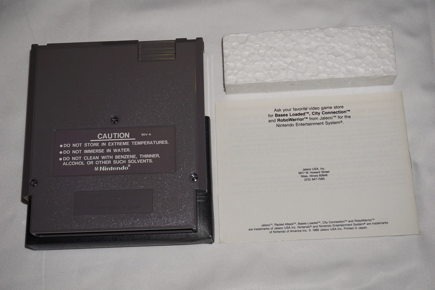 Racket Attack (Nintendo NES) Complete in Box CIB