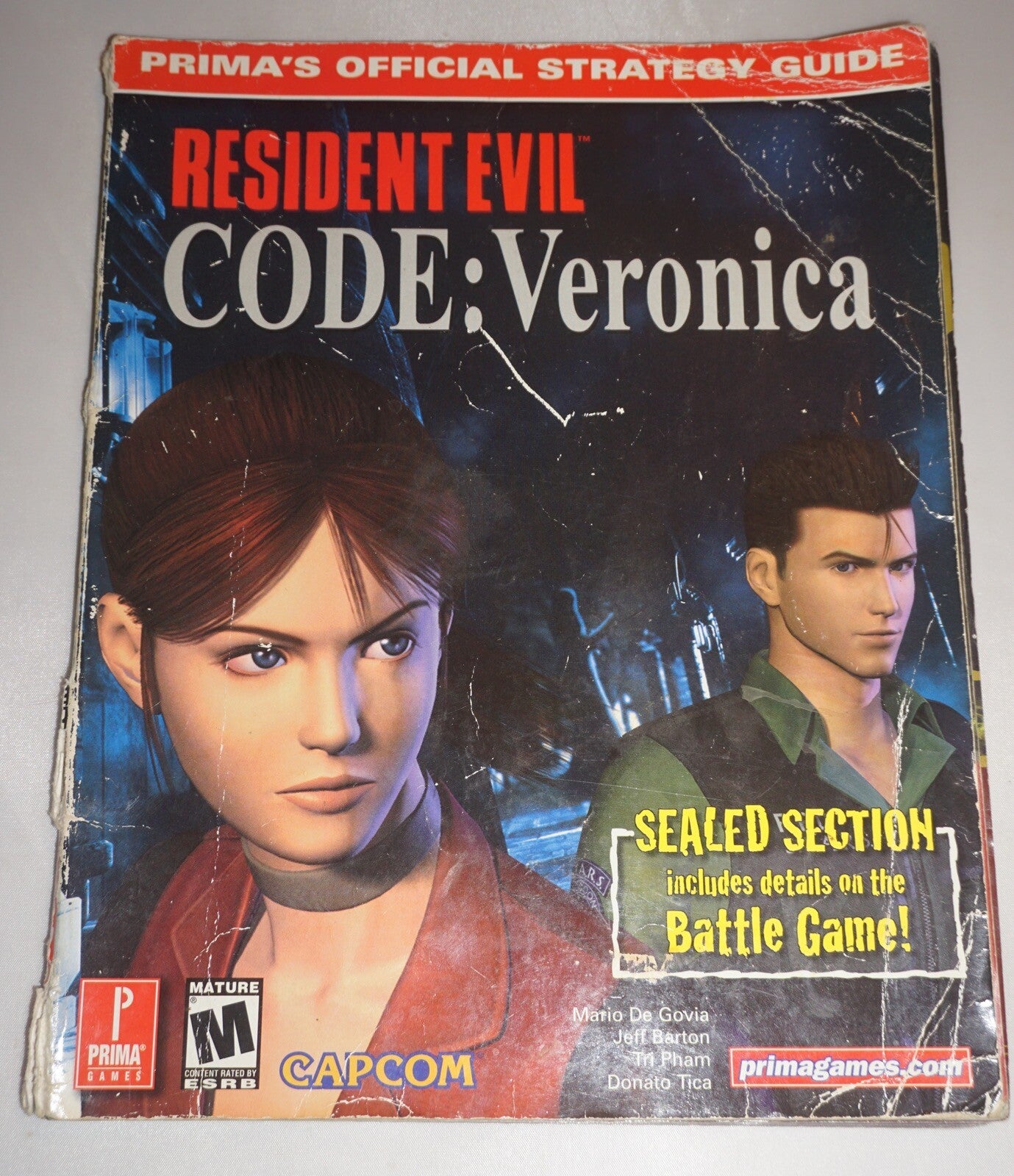 Resident Evil Code: Veronica Prima Official Strategy Guide Sega Dreamcast *FR