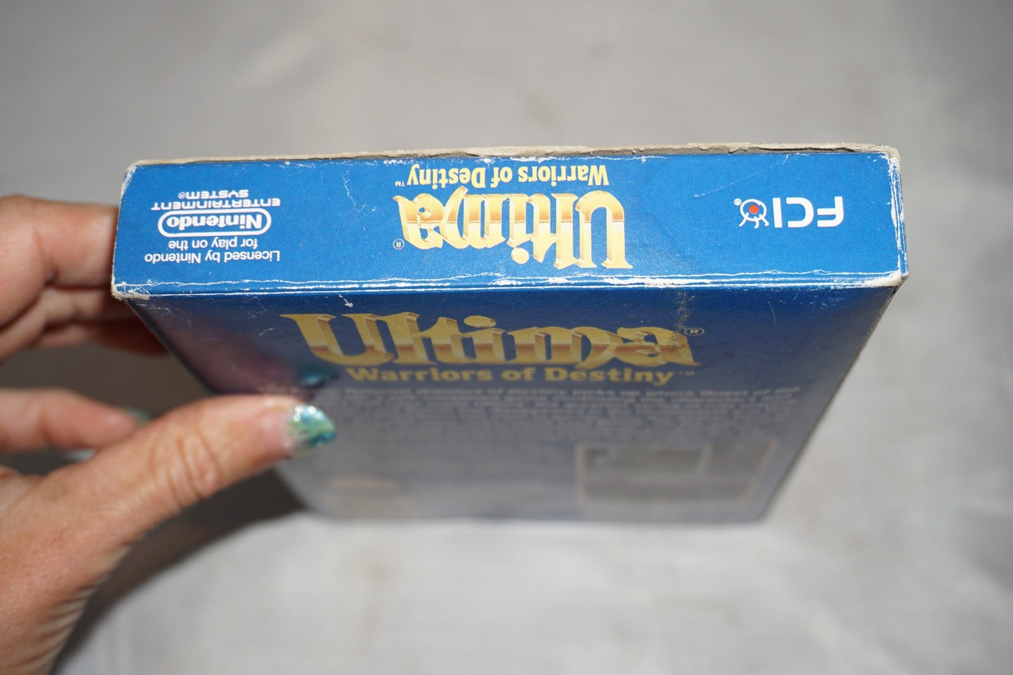 Ultima Warriors Of Destiny (Nintendo NES) Complete in Box w/ Map CIB