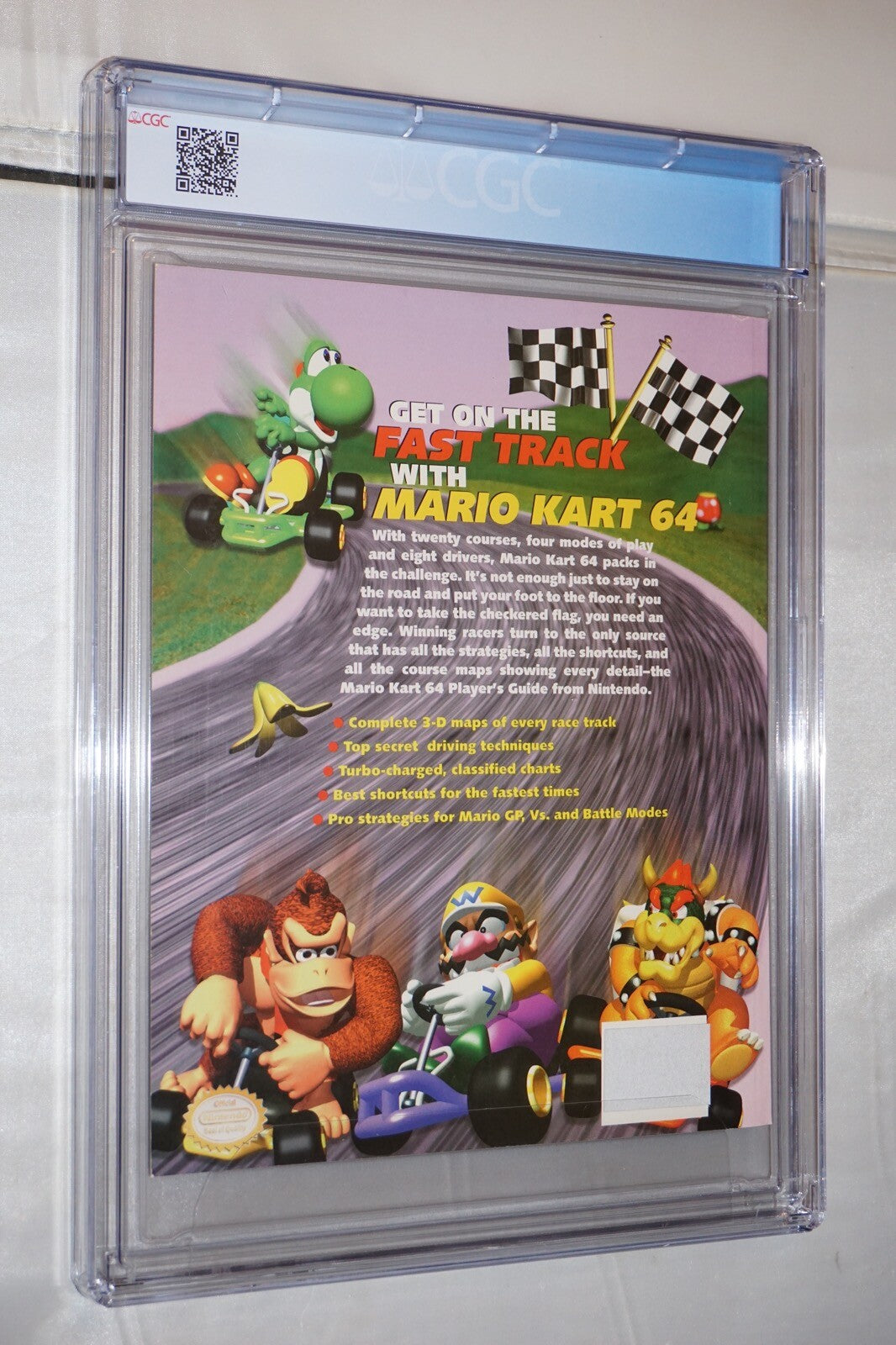 Mario Kart Power Player's Guide Nintendo 64 N64 CGC 9.0