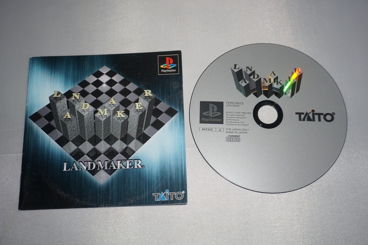 Landmaker (Sony Playstation 1 ps1) w/ Manual JAPAN