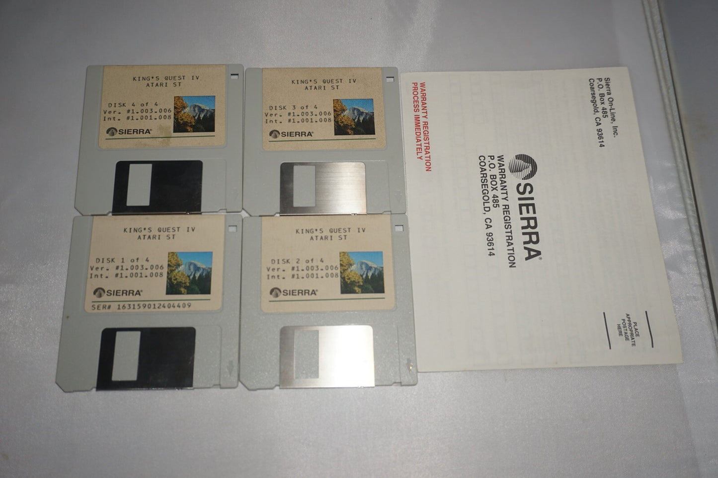 King's Quest IV: The Perils of Rosella (Atari ST PC) Complete in Box