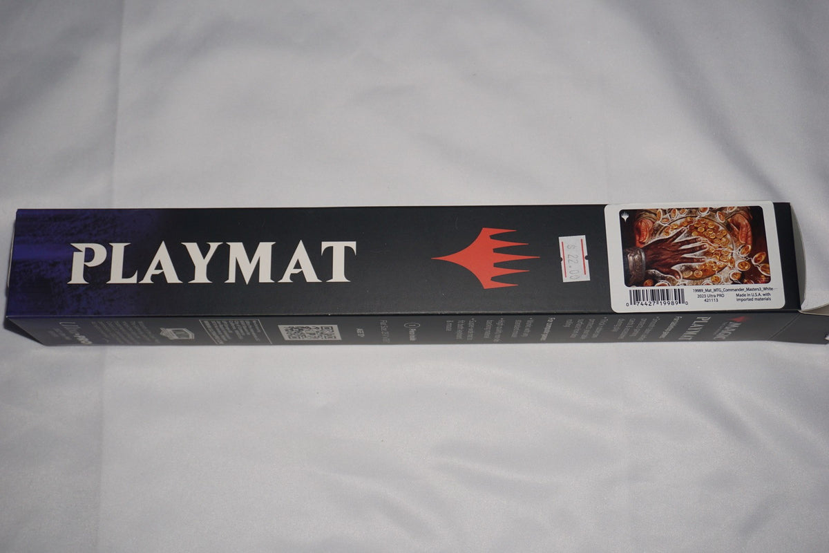 2023 Ultra Pro 19989 Commander Master3 White Magic Gathering Mtg Playmat NEW