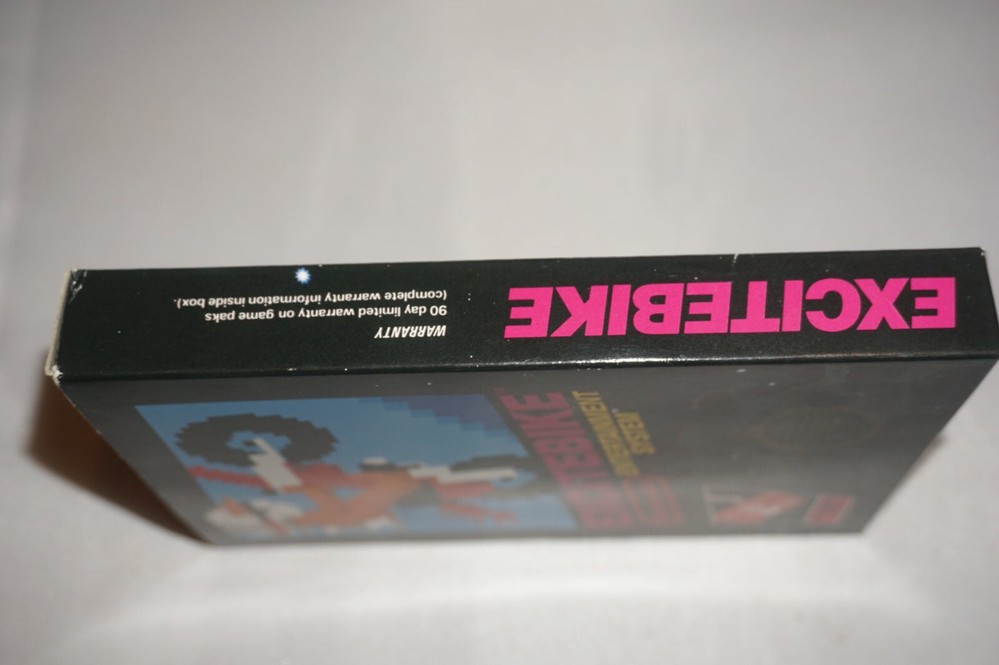Excitebike HANGTAB Rev A (Nintendo NES) Complete in Box CIB #1