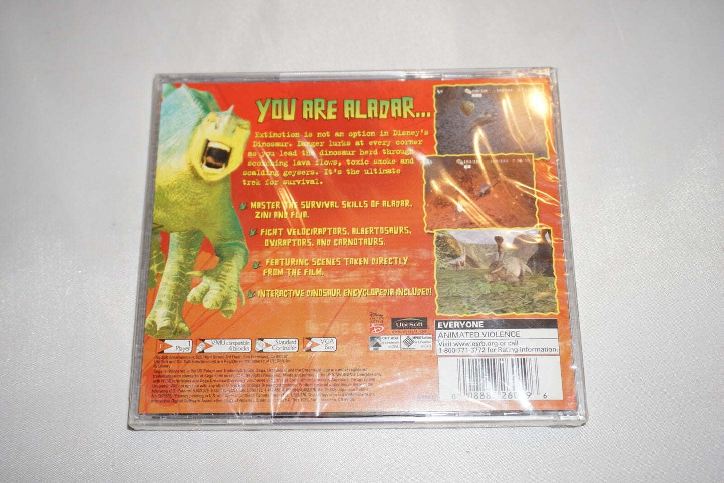 Dinosaur Disney's (Sega Dreamcast) NEW Factory Sealed