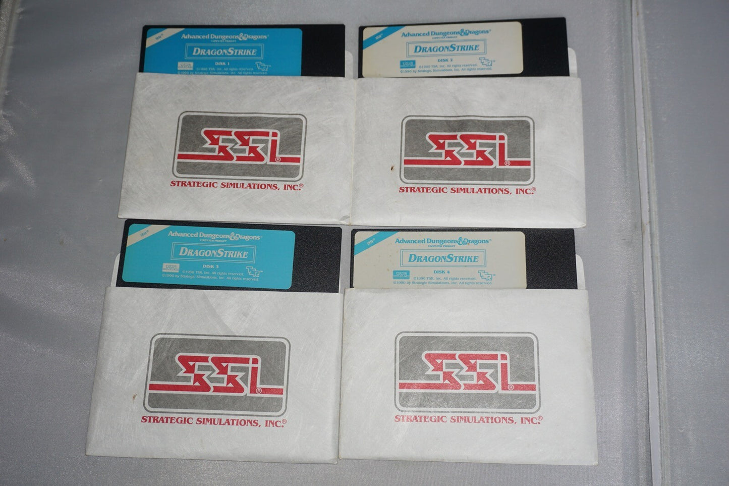 Advanced Dungeons & Dragons DragonStrike (PC IBM) Complete in Box CIB