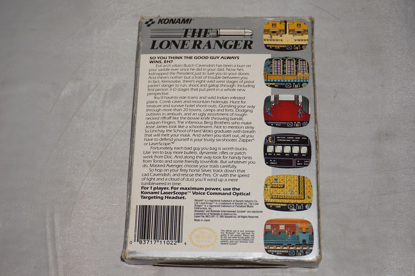 Lone Ranger (Nintendo NES) Complete in Box CIB
