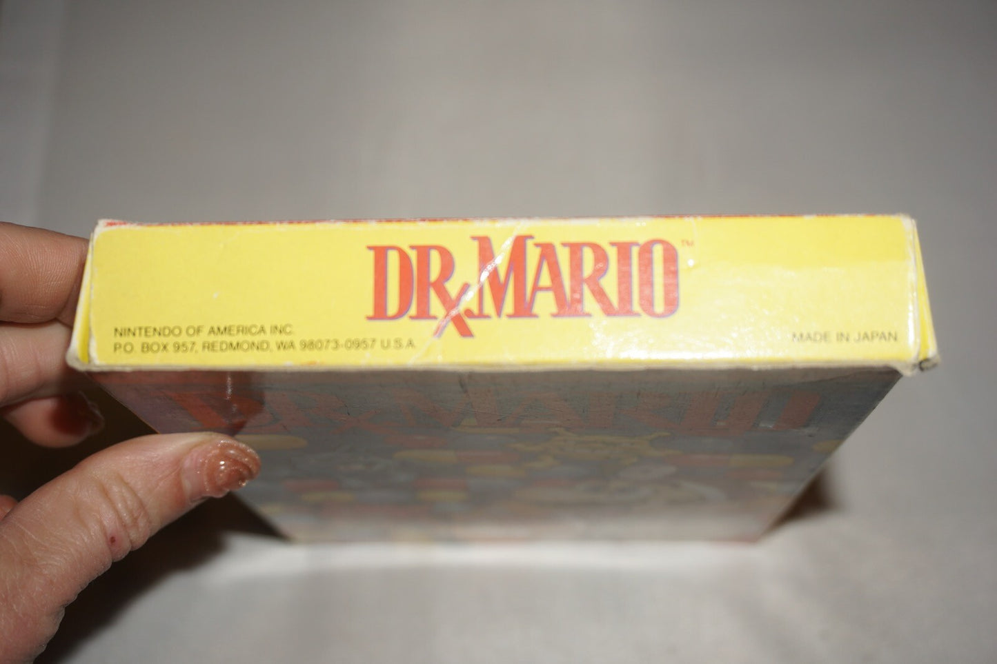 Dr Mario (Nintendo NES) Complete in Box CIB Near Mint #4