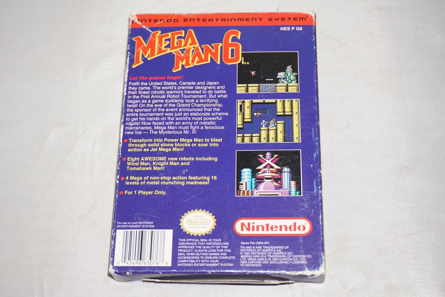 Mega Man 6 (Nintendo NES) Complete in Box w/ Reg Card CIB