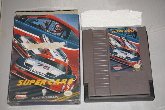 Super Cars (Nintendo NES) with Box