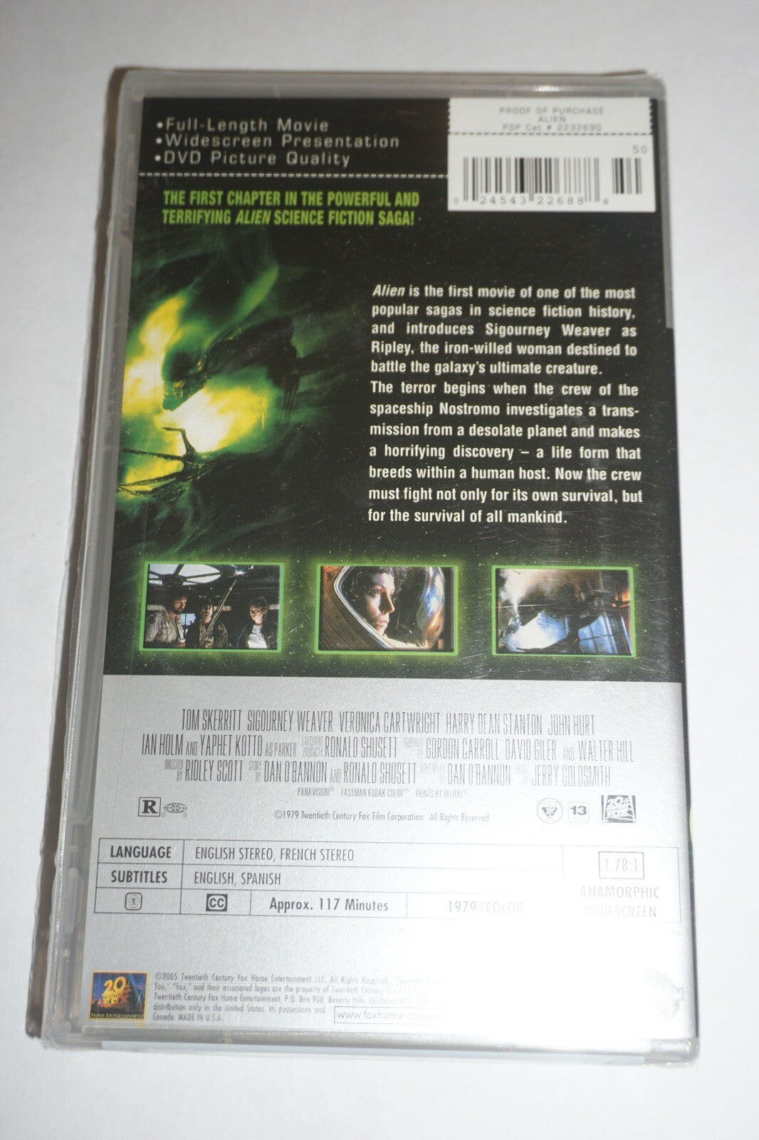 Alien (Sony PSP UMD Playstation Portable) NEW Sealed