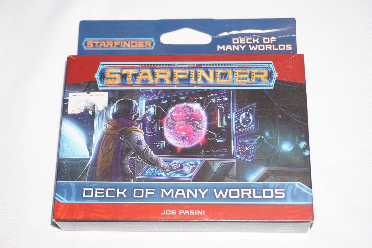 Starfinder Deck Of Many Worlds NEW Sealed
