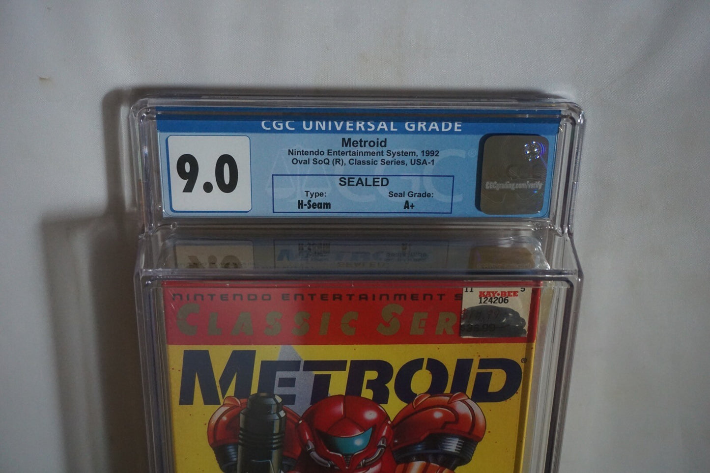 Metroid Classic (Nintendo NES) CGC 9.0 A+ NEW Sealed