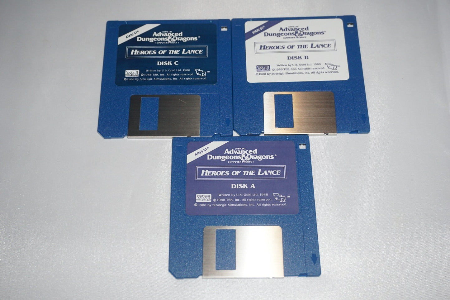 Advanced Dungeons & Dragons Heroes of Lance (Atari ST) Complete