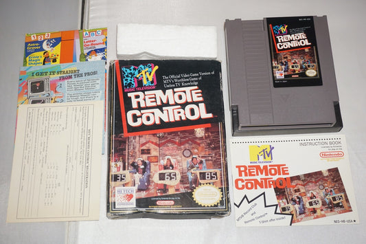 MTV Remote Control (Nintendo NES) Complete in Box w/ Reg CIB