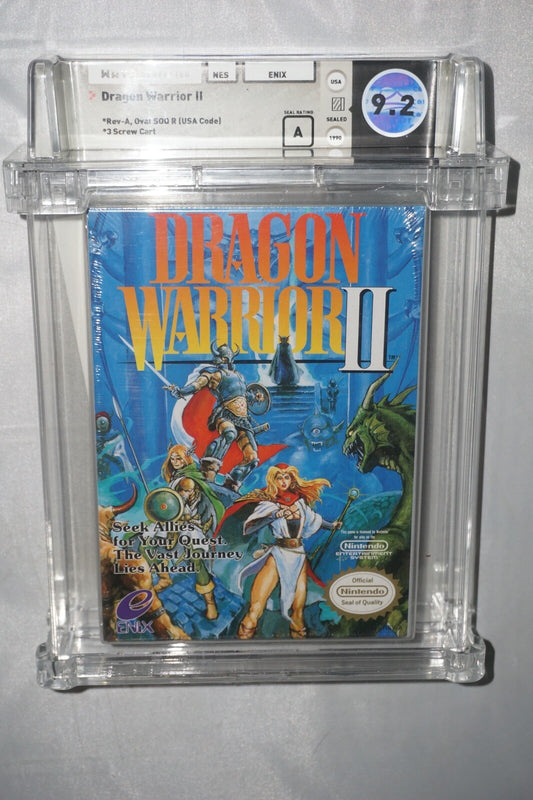 Dragon Warrior II 2 (Nintendo NES) WATA 9.2 A NEW Sealed
