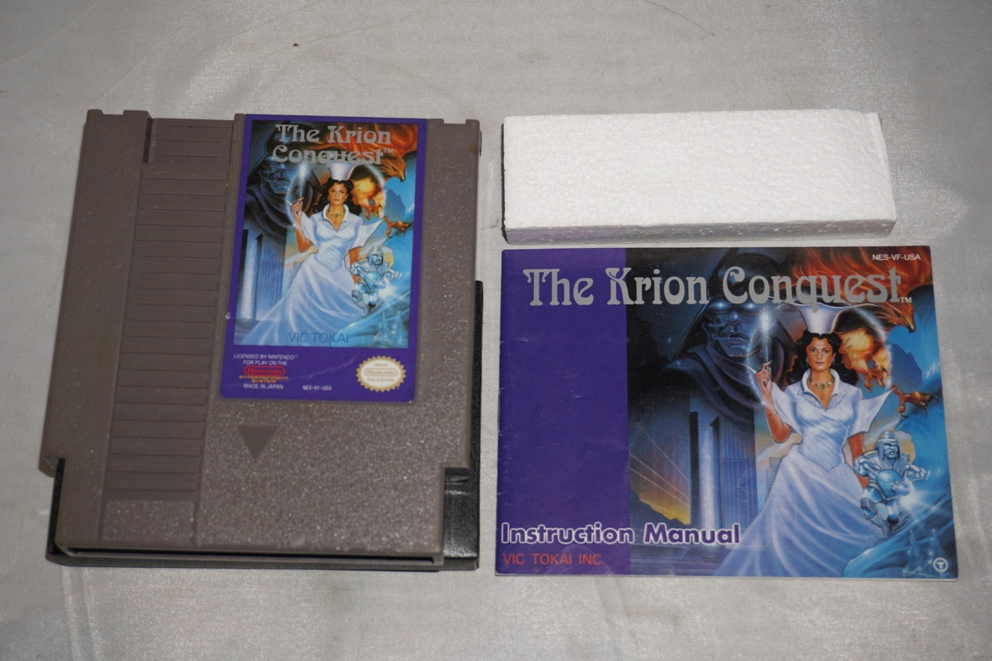 Krion Conquest (Nintendo NES) Complete in Box CIB
