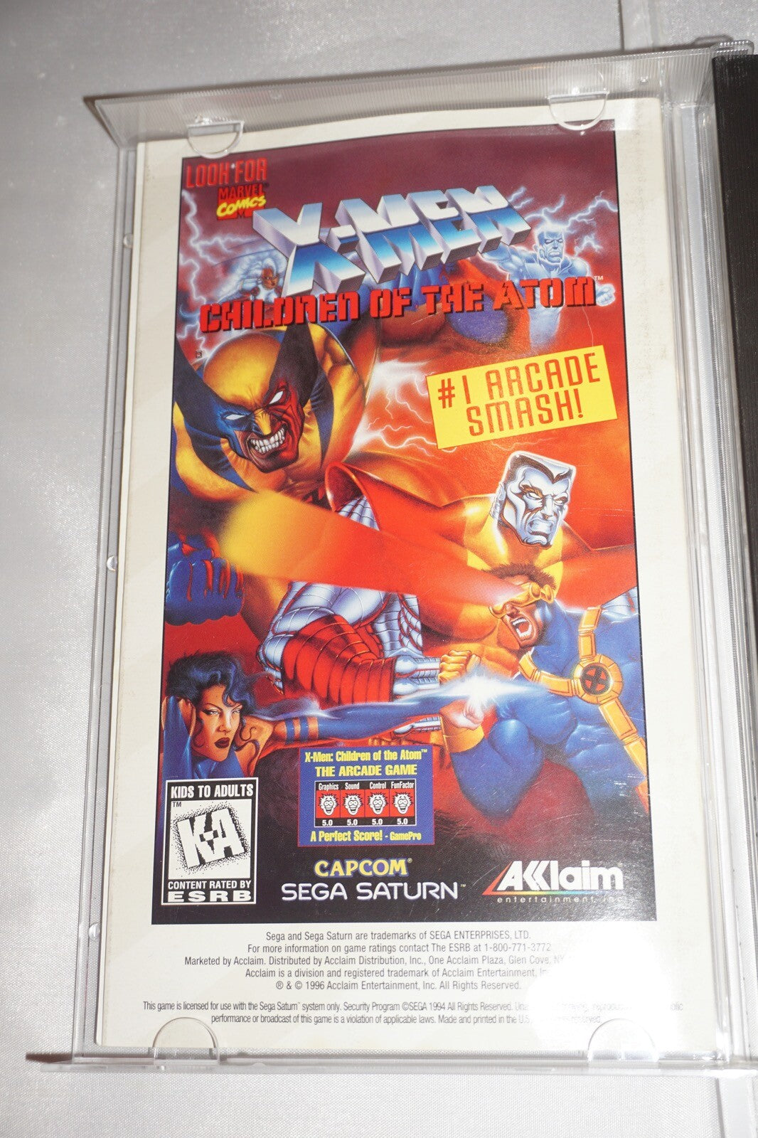 Iron Man Xo Manowar (Sega Saturn) Complete w/ Reg Card