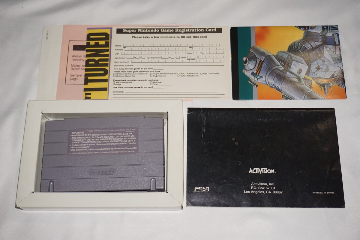 Mechwarrior (Super Nintendo SNES) Complete in Box w/ Reg CIB