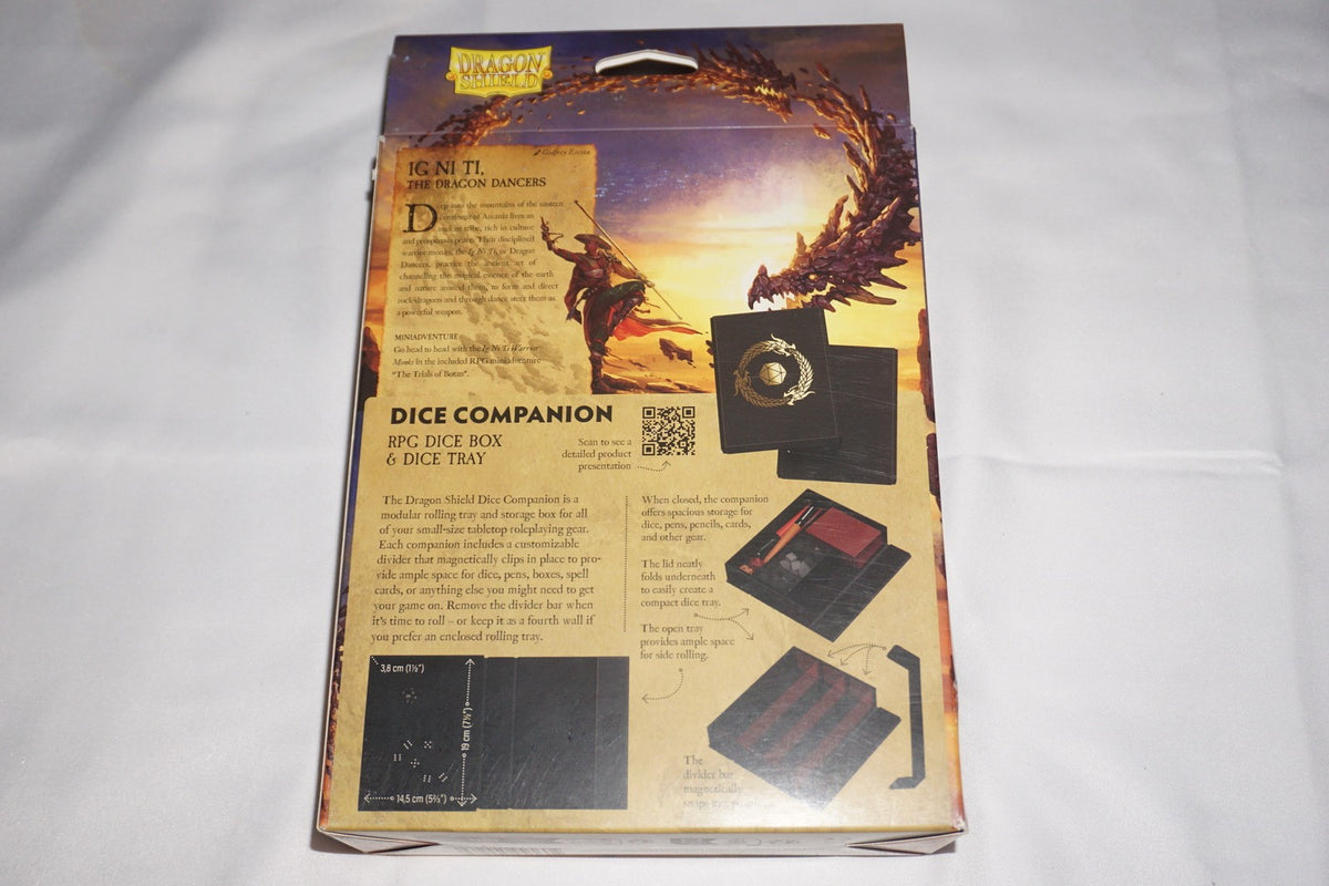 Dragon Shield Dice Companion Dice Box & Tray NEW