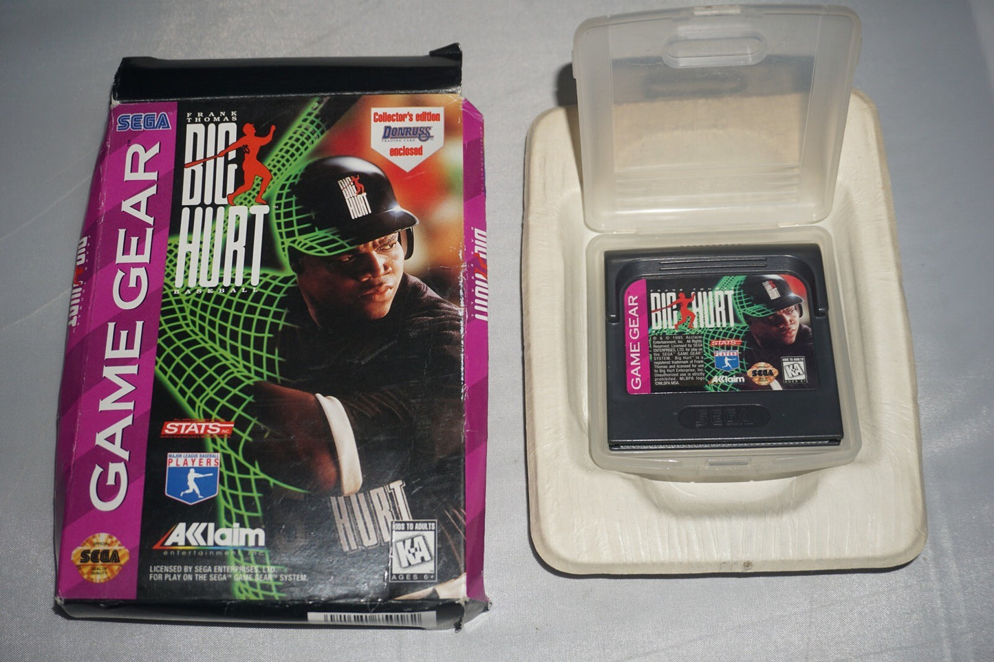 Frank Thomas Big Hurt Baseball (Sega Game Gear) with Box
