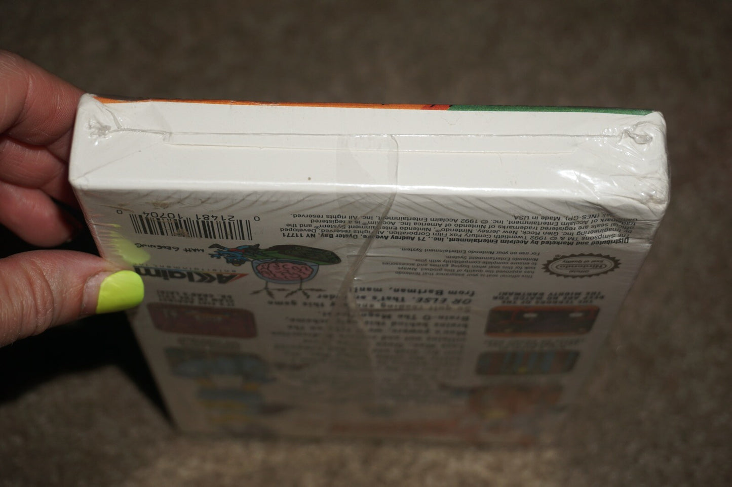 Simpsons Bartman Meets Radioactive Man (Nintendo NES) NEW Factory Sealed