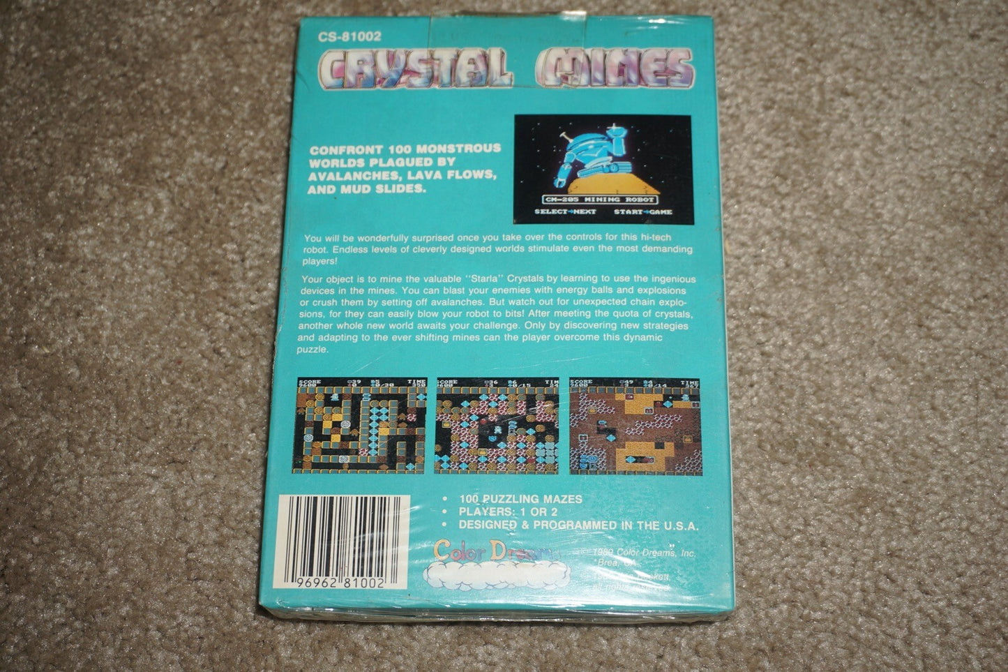 Crystal Mines (Nintendo NES) NEW Factory Sealed US Release