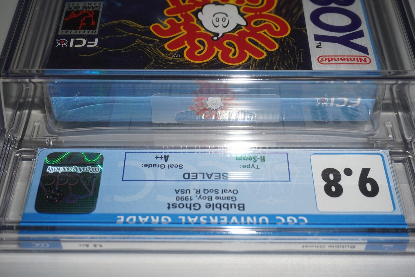 Bubble Ghost (Nintendo Game Boy Gameboy) CGC 9.8 A++ NEW Sealed