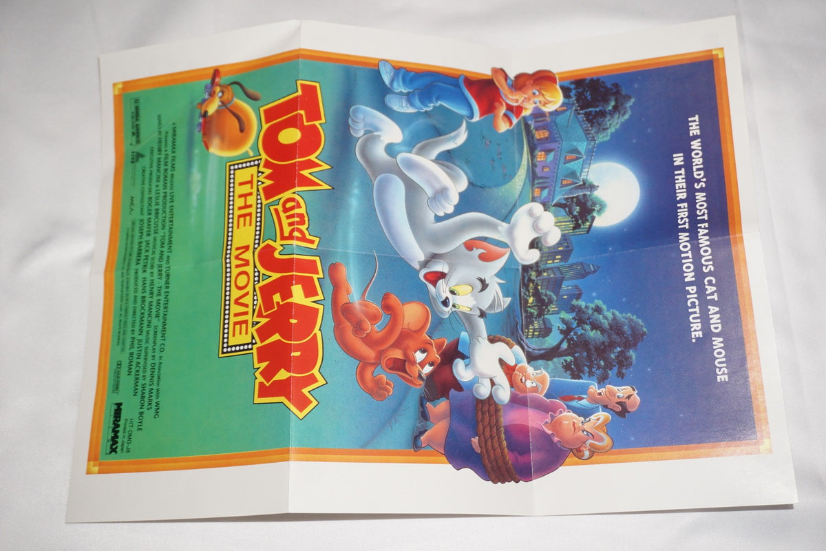 Tom & Jerry Frantic Antics (Nintendo Game Boy Gameboy) Complete w/ Poster CIB