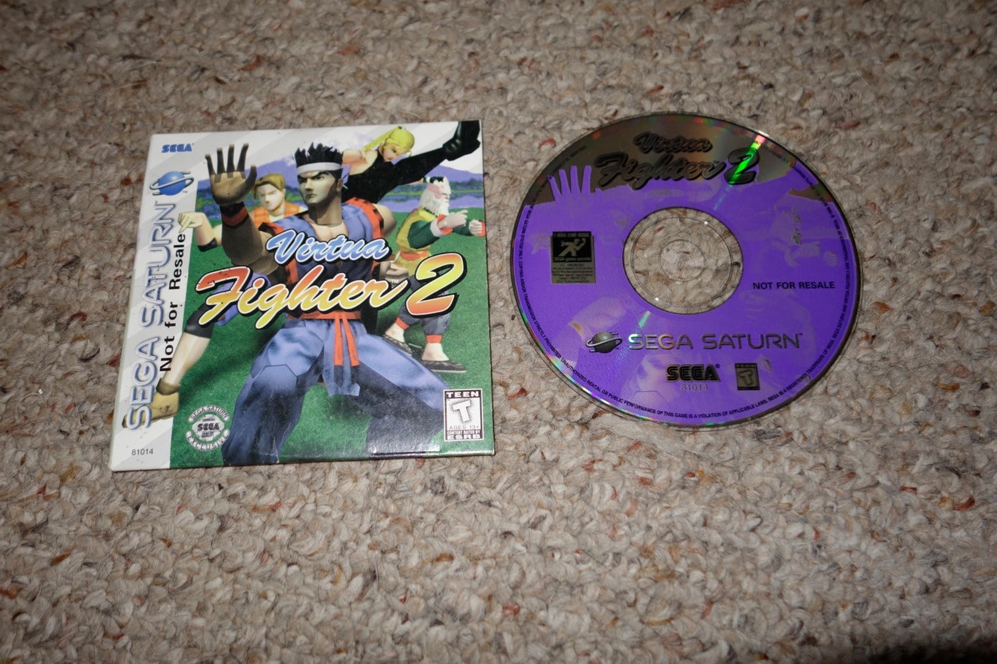 Virtua Fighter 2 (Sega Saturn, 1996) w/ Sleeve