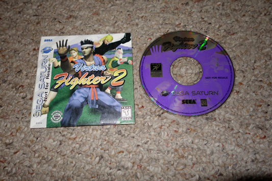 Virtua Fighter 2 (Sega Saturn, 1996) w/ Sleeve